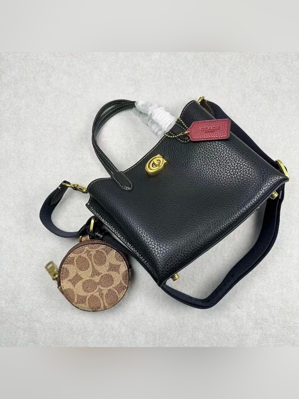 COACH Willow Tote 18 CW550 3-Way Tote Shoulder Crossbody Bag Wallet Included